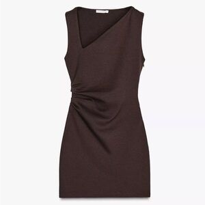 ZARA | brow dress